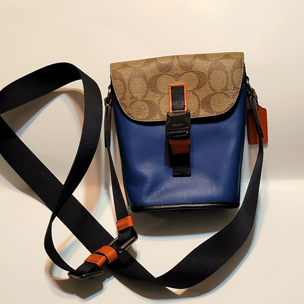 Coach Track Small Flap Crossbody